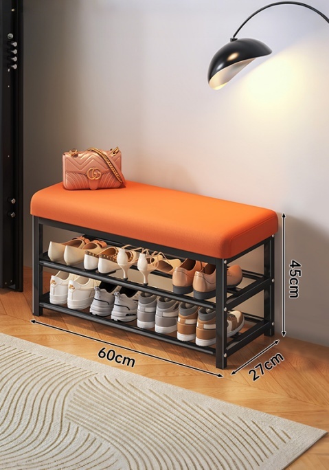 60 cm NOIR-ORANGE