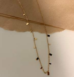 <b>Tiger</b> <b>Eye</b> Stone <b>Necklace</b> Accessories Pendant Choker Beaded Collarbone Chain - Product Image 4