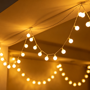 Best-selling Long-lasting Indoor LED <strong>Light</strong> in Warm White with Small White Spheres, 4.5V Battery Pack, - Product Image 2