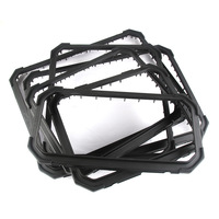 Ensemble de boîtes latérales/arrière en alliage d'aluminium pour moto avec cadre intégré étanche, capacité 45L-100L