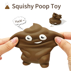 Jouet anti-stress à presser en forme de caca, Stinky Buddy. Jouet à presser amusant pour soulager l'anxiété et libérer le stress quotidien. - Product Image 3