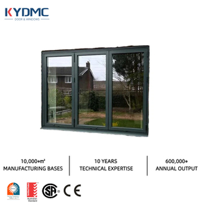 Low E Double Glass Aluminium Black Frame Bifold <strong>Windows</strong> Soundproof NFRC Modern Exterior Garden American Bar Bifold <strong>Window</strong> - Product Image 1