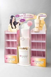 Espositore da Terra Portatile in Cartone Ondulato Personalizzato per Cosmetici: Rossetti, Detersivi in Capsule, Oli per Unghie - Product Image 5