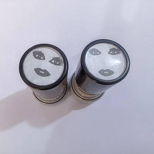 Lady <span class=keywords><strong>Gaga</strong></span> Tampon bicolore pour tampon amusant Lèvres rouges sexy et grands yeux Tampon rond pré-encreur - Product Image 5