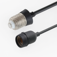 Adaptateur de support à vis E27, prise étanche E26, accessoires pour lampe suspendue E14, câble de conversion, cordon d'alimentation