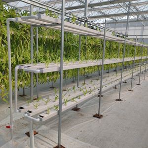 Pvc Hydroponique Nft Système Vertical Nft Feuille Légumes Cultivant Systèmes Aquaponiques - Product Image 4