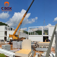 Casa Modular Prefabricada Cbox de 3 Pisos, Vivienda Familiar de Múltiples Niveles, Casa Contenedor Desmontable