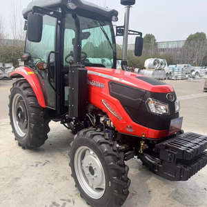 New4x4 air-conditioned cab diesel engine tractor — 4WD wheel tractor with gear drive pump and gearbox, suitable for agriculture. - Product Image 3