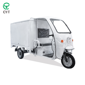 Tricycle électrique 60V tout temps, nouveau, à 3 roues, avec cabine fermée, livraison express, avec boîte de chargement fermée robuste - Product Image 1