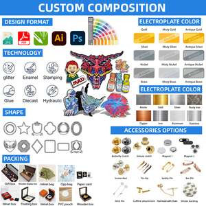 Décorations cadeau mignon ensemble dessin animé insigne personnalisé père noël arbre de noël renne broche émail noël épinglette - Product Image 4