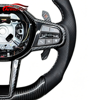 Volant de course en cuir et fibre de carbone M Sports pour F30/F34/F35/F10/F15/F36/F20/F22/F25/F32/F80/F86/X3/M3/M4/M5/X5