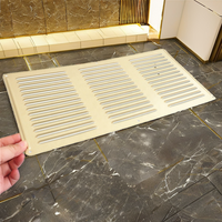 Couvercle de grille d'aération rectangulaire en alliage d'aluminium de 16 pouces avec installation facile pour la ventilation des armoires de salon