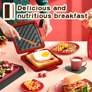 เครื่องทำแซนวิชยางซิลิโคนสำหรับไมโครเวฟ ย่างชีส ทำโทสตี้ ปิ้งย่างพานินี่ ปลอดสาร BPA ปลอดภัยสำหรับอาหาร ใช้กับเครื่องล้างจานได้ ลดราคาพิเศษ - Product Image 4