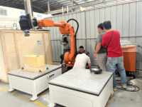 Bras robotique flexible pour le travail du bois, la menuiserie, le perçage, la gravure, le fraisage, le chargement, le ponçage