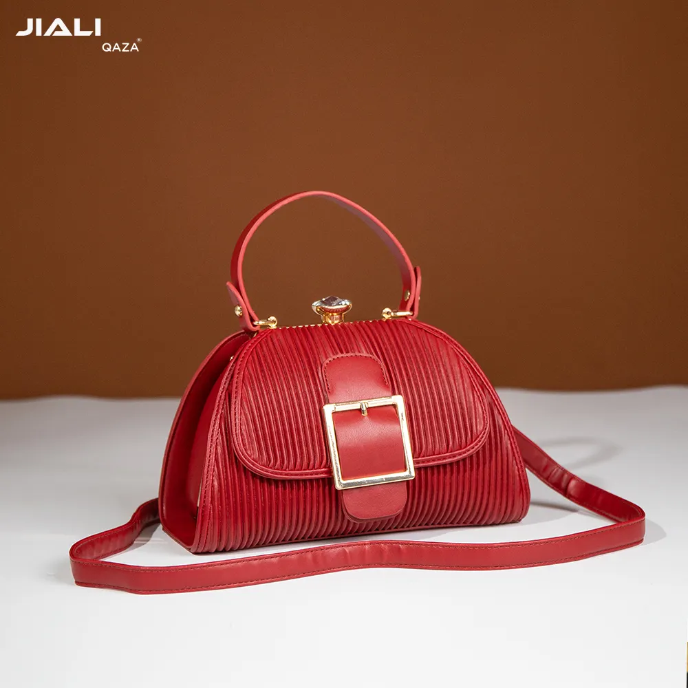 QAZA wholesale big women fashion handbags luxury shoulder bag 2024 PU leather new ladies designer bags highlight your unique per