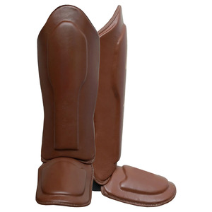 Protector de Espinilla de Cuero para Boxeo, Diseño Personalizado, Precio Razonable, Protección Profesional, Talla Personalizada, Nuevo, Suave, para Kick Boxing - Product Image 3