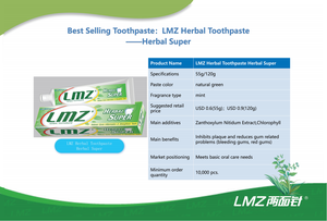 LMZ 120g <span class=keywords><strong>pasta</strong></span> <span class=keywords><strong>de</strong></span> <span class=keywords><strong>dientes</strong></span> a base <span class=keywords><strong>de</strong></span> hierbas <span class=keywords><strong>de</strong></span> aliento fresco <span class=keywords><strong>para</strong></span> adultos anticaries y blanqueamiento <span class=keywords><strong>para</strong></span> el cuidado <span class=keywords><strong>de</strong></span> <span class=keywords><strong>las</strong></span> encías y <span class=keywords><strong>dientes</strong></span> sanos <span class=keywords><strong>para</strong></span> uso doméstico - Product Image 6