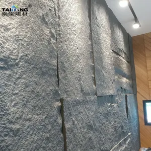 Panneaux de mur en pierre en plastique De Pared 3D Piedra Poliuretano pour des murs extérieurs