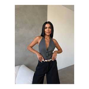 Ceinture élégante en cuir synthétique pour femmes, avec boucle de verrouillage, ceinture élastique fine pour tenue de mariage et de cérémonie - Product Image 6