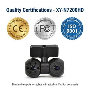 Caméra de véhicule double objectif XY-N7200HD en gros, avant et habitacle, microphone intégré, alliage d'aluminium, OEM - Product Image 6