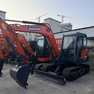 Mini-excavatrice sur roues Doosan Dx60 d'origine japonaise, modèle 2022, neuve, prix bas, vente chaude, moteur, boîte de vitesses, engrenages multifonctionnels - Product Image 5