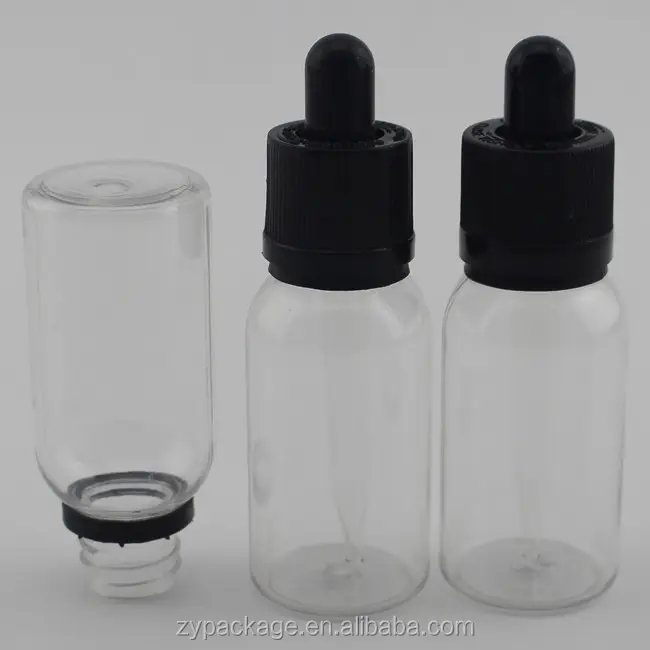 30 ml PET round plastic bottles with dropper pipette 10ml 50ml 30ml clear PET Plastic Dropper Bottle For Liquid Essential oil