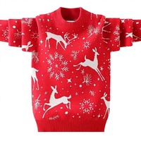 Pulls pour hommes et femmes sur le thème de Noël, style du Nouvel An, 100% polyester, tricotés à la machine, styles personnalisables