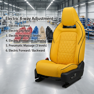 Silla de Capitán VIP para Pasajeros, Giratoria, Reclinable, con Memoria, Refrigeración, de Alta Gama, Personalizada, para Autocaravanas, SUV, Van, <span class=keywords><strong>Sprinter</strong></span>, Clase V - Product Image 4