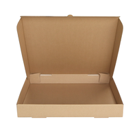 Recyclable prix logo personnalisé boîte alimentaire papier ondulé brun 9 10 11 12 14 18 pouces boîte à pizza emballage