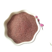 Granulats de grenat marin naturel à faible teneur en poussière 80 mesh pour finition de bords supérieure de l'acier inoxydable, du marbre et du verre par découpe jet d'eau