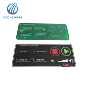 Bàn Phím Chuyển Đổi Màng PCB Với Vòm Kim Loại Nổi Với Bàn Phím Chuyển Đổi Màng LED - Product Image 4