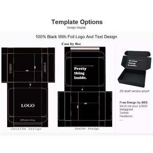 Bee Premium Brand Recognition Luxury Apparel Packaging Custom Corrugated Board Shipping <b>Boxes</b> - Product Image 3