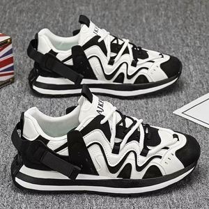Chaussures de course légères et respirantes pour hommes, nouvelle tendance, antidérapantes, imperméables, design ergonomique, style marche, semelle en caoutchouc - Product Image 3