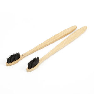 Sikat Gigi Bambu Ramah Lingkungan Bebas BPA untuk Anak-Anak Bulu Sikat Lembut Cokelat Sikat Gigi Kayu Alami untuk Penggunaan di Rumah atau Perjalanan - Product Image 6