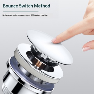 Válvula de Desagüe Universal de Porcelana, Fácil de Limpiar, para <span class=keywords><strong>Lavabo</strong></span> de Cerámica, Desagüe de Baño - Product Image 2