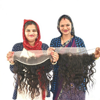 Extensions de cheveux humains naturels indiens vierges de qualité supérieure, grade Remy, cuticules alignées, noirs naturels, double trame, non traités, pour