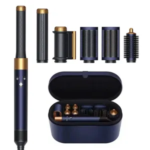 New 7 Trong 1 Không Khí Bọc Tóc Styler Điện Máy Sấy Tóc Bàn Chải Chuyên Nghiệp Hoàn Chỉnh Styler 5 Trong 1 Hot Air Bàn Chải