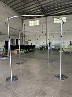 Support de toile de fond carré pour Chuppah, système de tuyaux et de drapés pour Chuppah, support de drapés pour mariage et fête