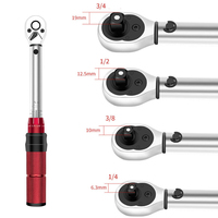 Llave Dinamométrica Manual Profesional Ajustable de 1/4, 3/8, 1/2, 3/4 para Bicicletas y Automóviles en Venta