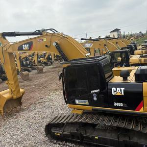 Excavatrice Caterpillar 340D2L d'occasion avec godet de 2,5 m³ |   Excavatrice sur chenilles CAT de 40 tonnes pour travaux miniers lourds - Product Image 4