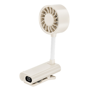 Ventilateur à pince innovant avec 100 réglages de vitesse, tuyau trépied flexible et rotation à 360° °   Ventilateur personnel rotatif à piles - Product Image 1
