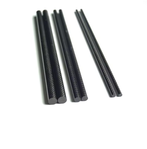 Tige en fibre de carbone noire, pultrudée et enroulée, tige en fibre de carbone optionnelle, haute résistance, légère, pour avion RC UAV - Product Image 2