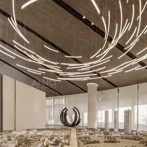 ANNO Nuovo Design Lampadario Grande per Hotel, Luci Moderne Intelligenti Facili da Installare - Product Image 4