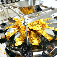 Friteuse industrielle commerciale entièrement automatique pour légumes, fruits, bonbons, frites surgelées, chips de pommes de terre, ligne de production 800 kg/h, qualité alimentaire 304