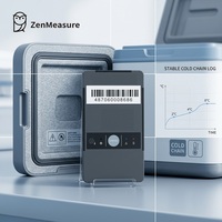 Monitor de Temperatura y Humedad GPS 4G en Tiempo Real ZenMeasure para Transporte de Mariscos e Instrumentos de Temperatura para Almacenamiento en Frío