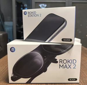 Lunettes AR Rokid Max 2 & Station 2, matériel avec fréquence de rafraîchissement de 120 Hz, 3D 4K, films mobiles, réalité augmentée/VR, lunettes intelligentes de réalité augmentée - Product Image 6