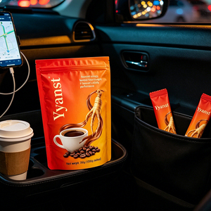 โปรโมชั่น กาแฟสำเร็จรูปผสมโสม 200 กรัม (10 ซอง x 20 กรัม) ผงธรรมชาติเพิ่มพลังงาน ช่วยเพิ่มความมีชีวิตชีวาและสมรรถภาพ - Product Image 4