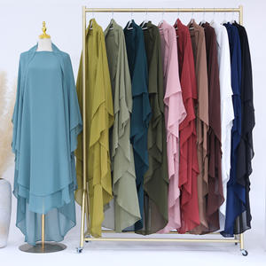 Robe longue élégante et raffinée en dentelle pour femmes musulmanes du Moyen-Orient, Dubaï, Abaya conservatrice et élégante - Product Image 5