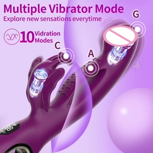 Vibrador de Conejo 3 en 1, Vibrador de Mariposa para Mujeres, Estimulador de Clítoris y Punto G, Juguetes Sexuales con Pantalla LED, Vibrador Dildo para Mujeres - Product Image 3