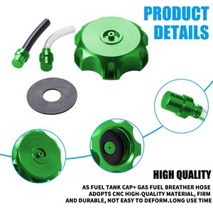 Bouchon de réservoir d'essence en aluminium CNC avec soupape de reniflard pour 50cc 70cc 90cc 110cc 125cc 140cc 150cc Pit Dirt Motor Bike Dirt Bike ATV - Product Image 3